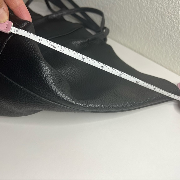 All Saints Black Textured Leather Tote - Picture 8 of 11